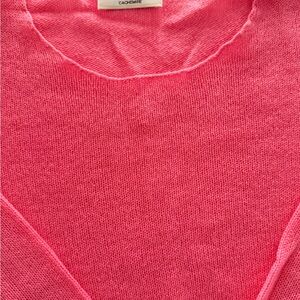 Furla Women's Vibrant Pink Cashmere Sweater new M